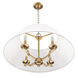 Coretta 4 Light 25 inch Modern Brass Pendant Ceiling Light